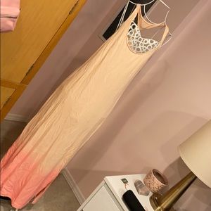 Ombré maxi dress
